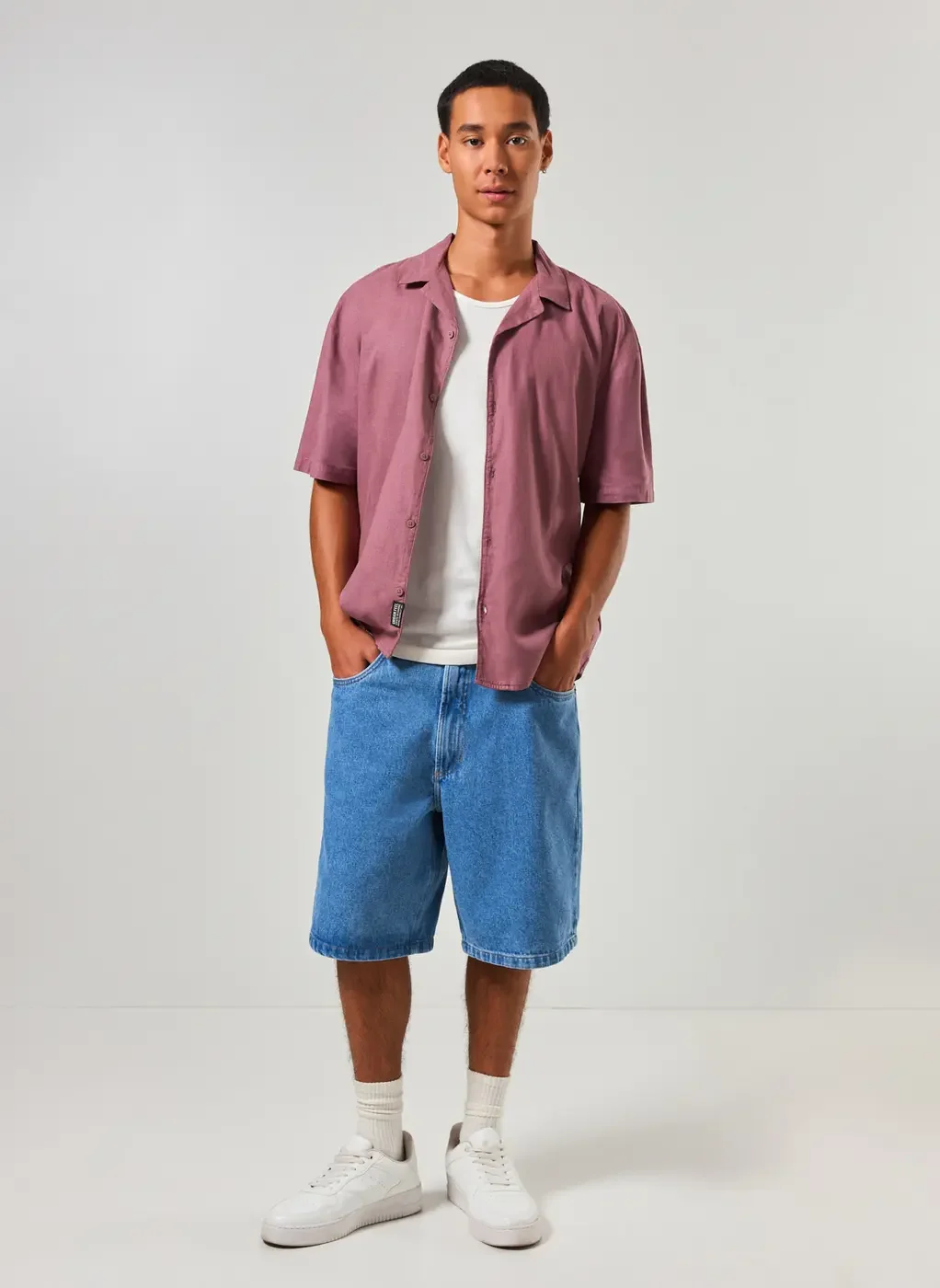 Camisa Box Estonada Em Linho