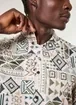 Camisa Manga Curta Estampada Folk