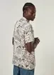 Camisa Manga Curta Estampada Folk