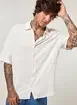 Camisa Box Off-White Texturizada