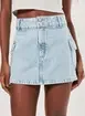 Short Saia Jeans Cargo