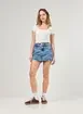 Short Saia Jeans Cargo