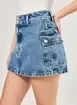 Short Saia Jeans Cargo