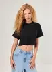 Blusa Cropped Amplinha Básica
