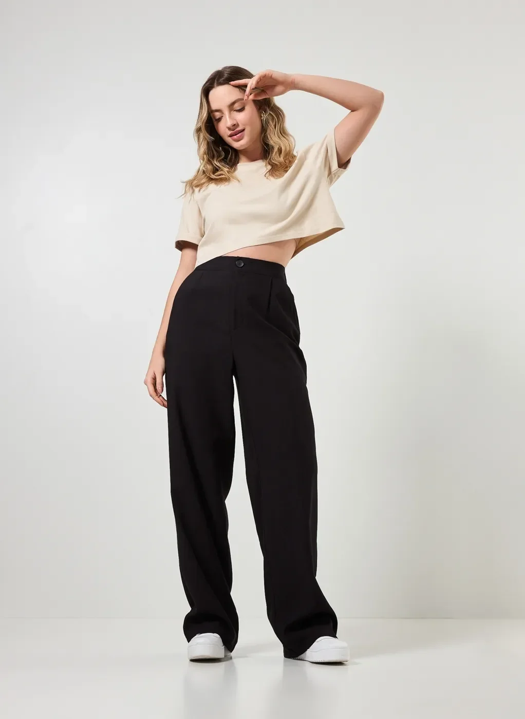 Blusa Cropped Amplinha Básica