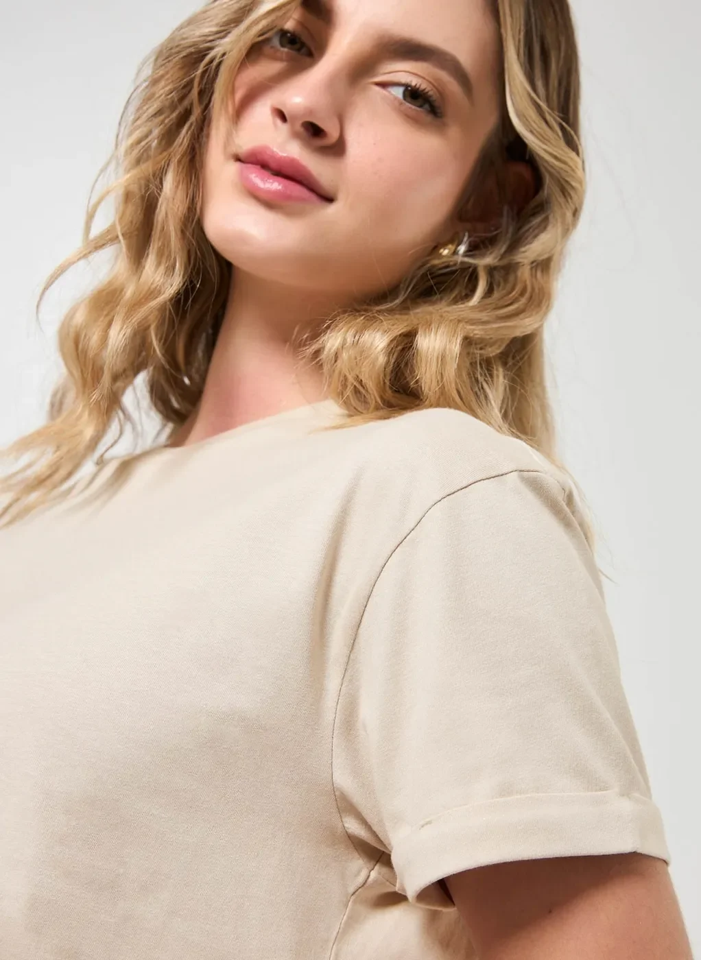 Blusa Cropped Amplinha Básica