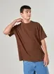 Camiseta Oversized Em Malha Retilínea