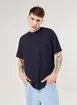 Camiseta Oversized Em Malha Retilínea