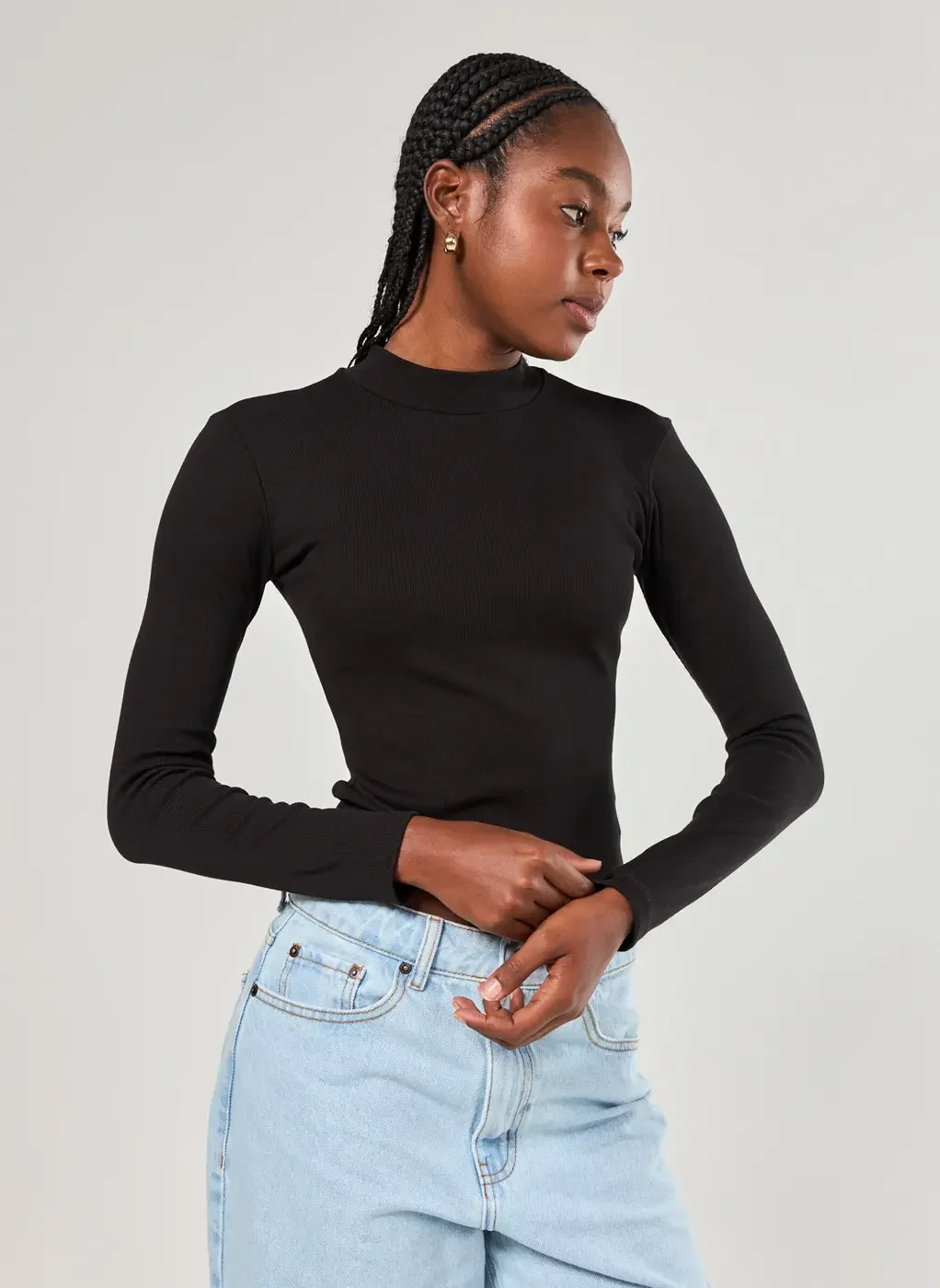 Blusa Manga Longa Com Golinha