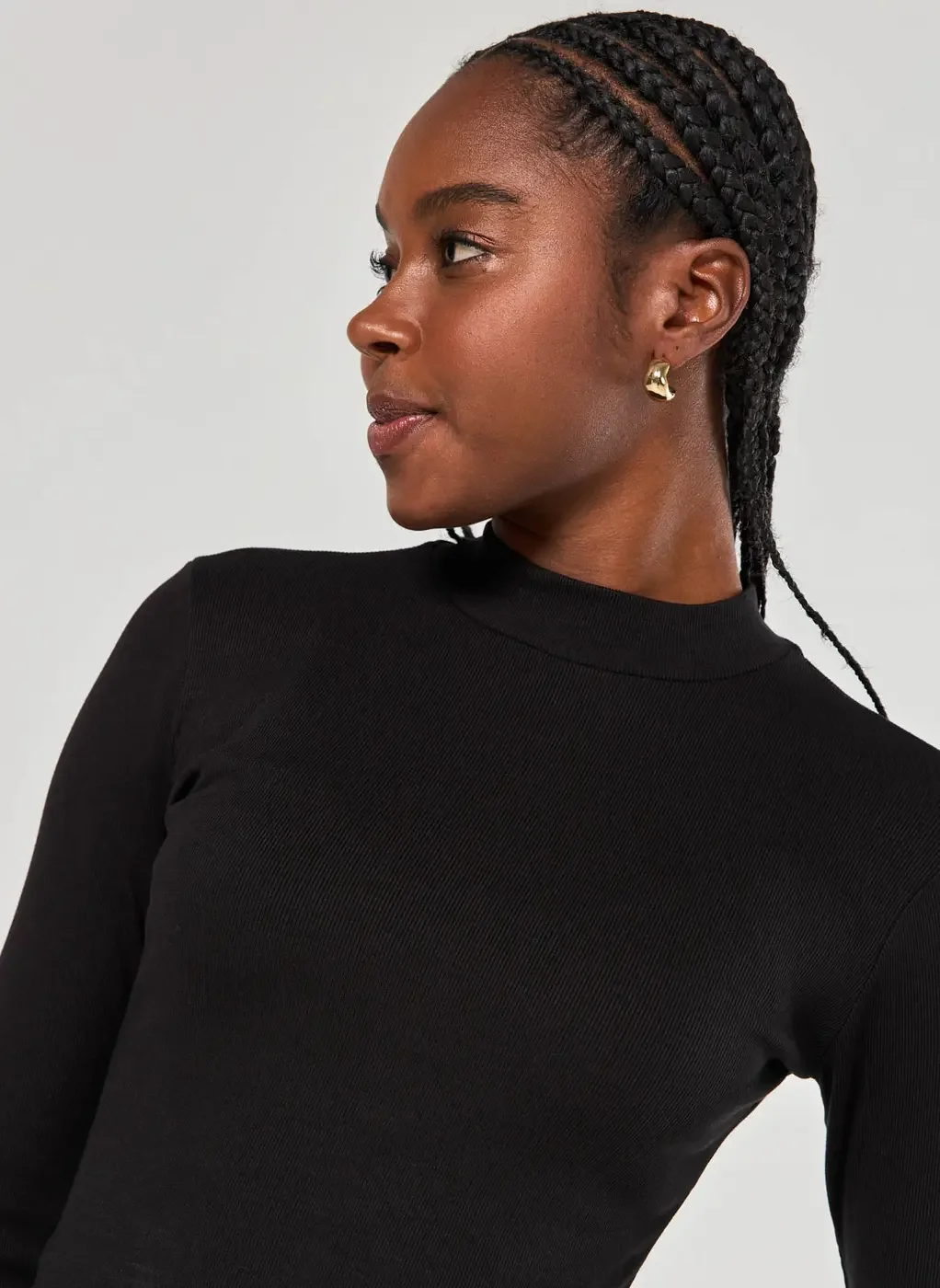 Blusa Manga Longa Com Golinha