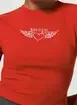 Blusa Mini Tee Vermelha Coração