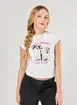 Blusa Mini Tee Branca Chihuahuas