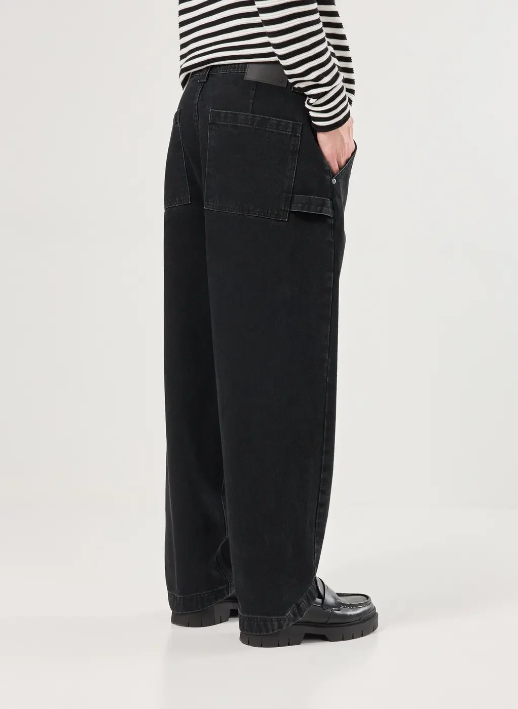 Calça Baggy Jeans Com Chaveiro