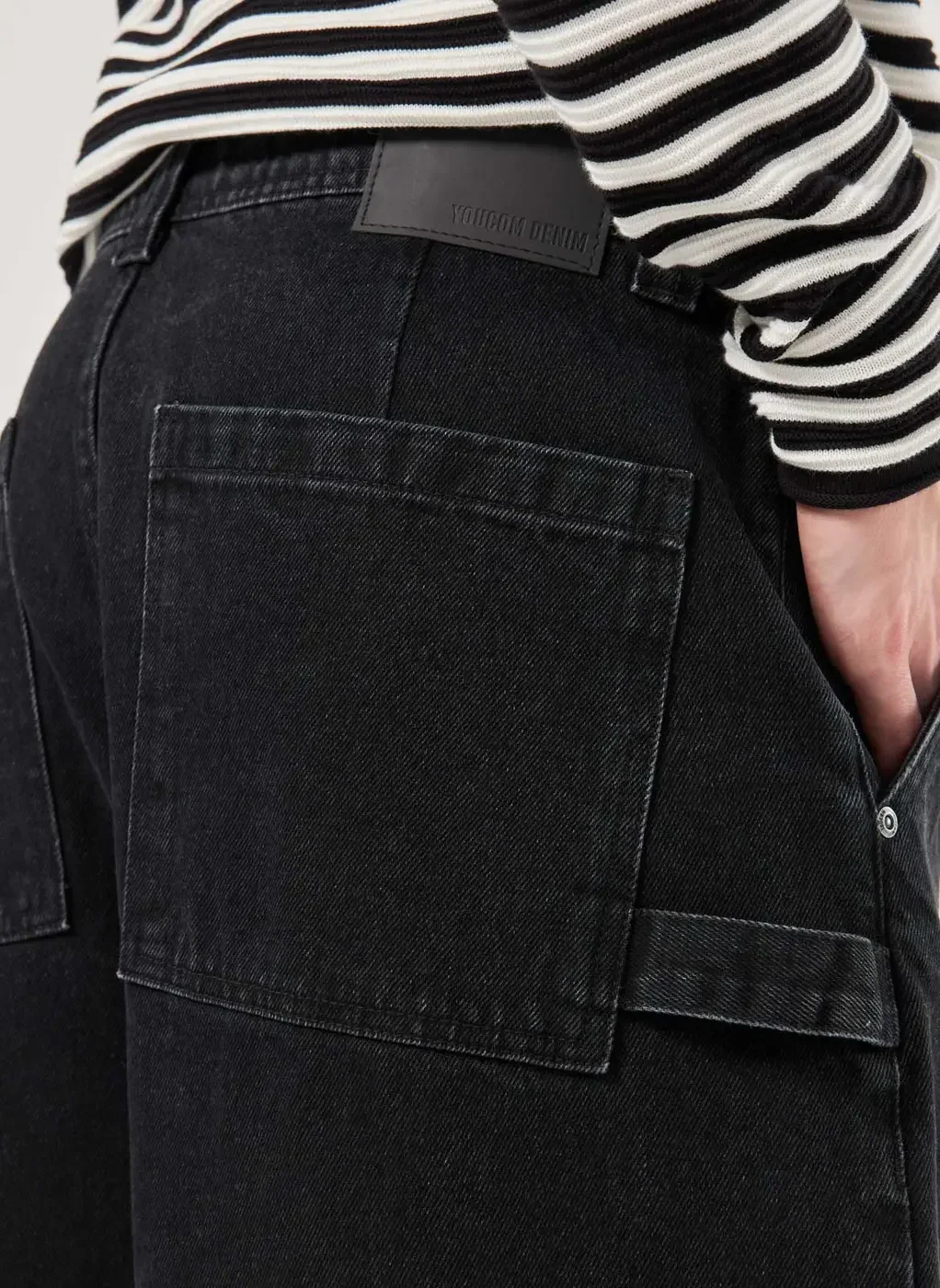 Calça Baggy Jeans Com Chaveiro