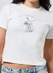 Blusa Mini Tee Branca Coelho