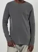 Camiseta Manga Longa Em Ribana Estonada