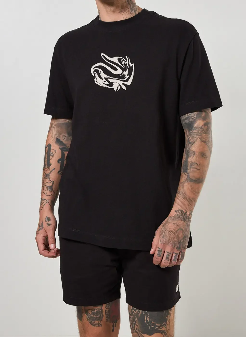 Camiseta Box Estruturada Com Estampa