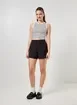Short Preto Alfaiataria