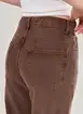 Calça Jeans Wide Leg Marrom