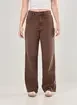 Calça Jeans Wide Leg Marrom