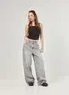 Calça Jeans Wide Leg Ampla Cintura Baixa
