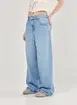 Calça Jeans Wide Leg Ampla Cintura Baixa