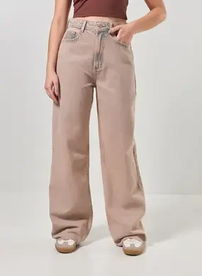 Calça Jeans Wide Leg Dirty