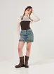 Saia Jeans Lavagem Dirty