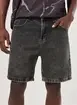 Bermuda Jeans Cinza Escuro Básica