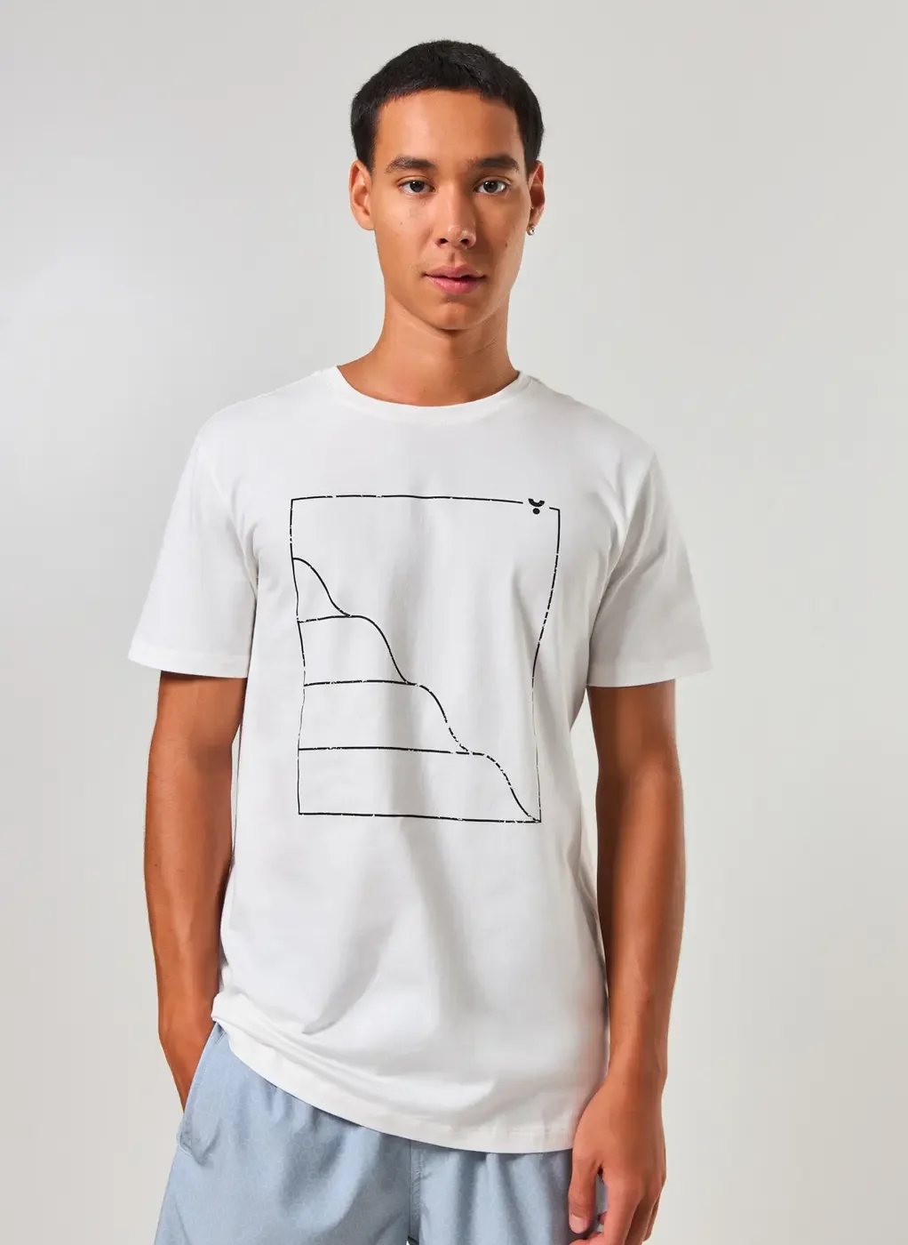 Camiseta Off-White Estampa Preta