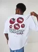 Camiseta  Oversized Malhão Branca Tomatos
