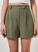Short Verde Militar Cós Deslocado