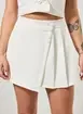 Short Saia Plissado Off-White