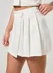 Short Saia Plissado Off-White