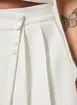 Short Saia Plissado Off-White