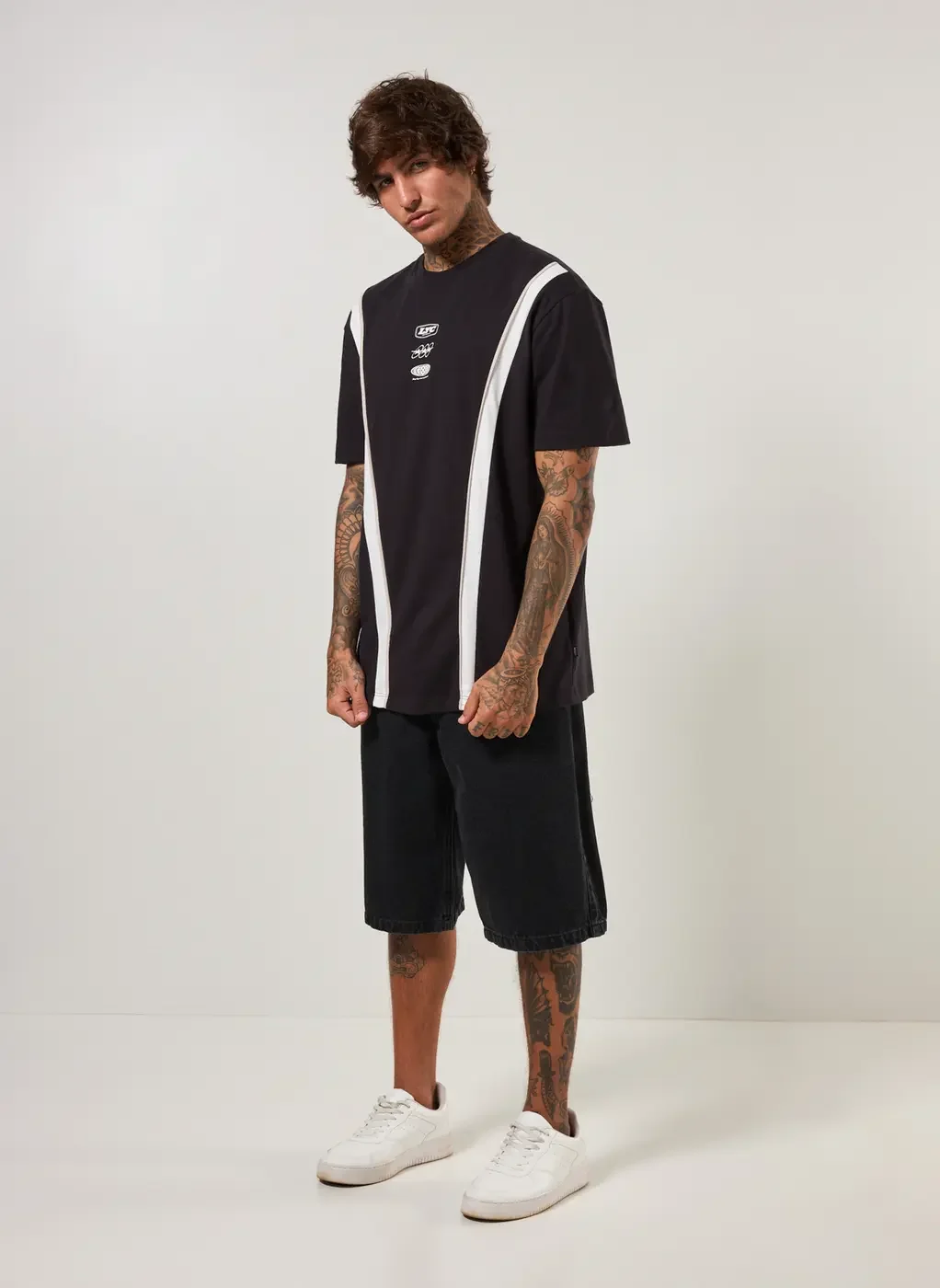 Bermudão Jeans Preto Jorts