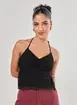 Blusa Preta Em Tule Costas Abertas