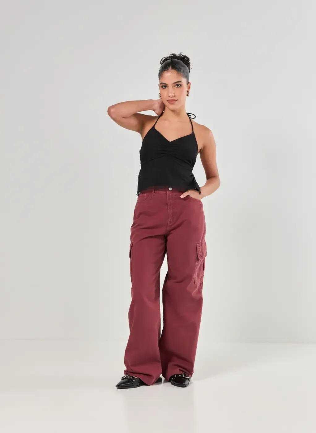 Blusa Em Tule Costas Abertas