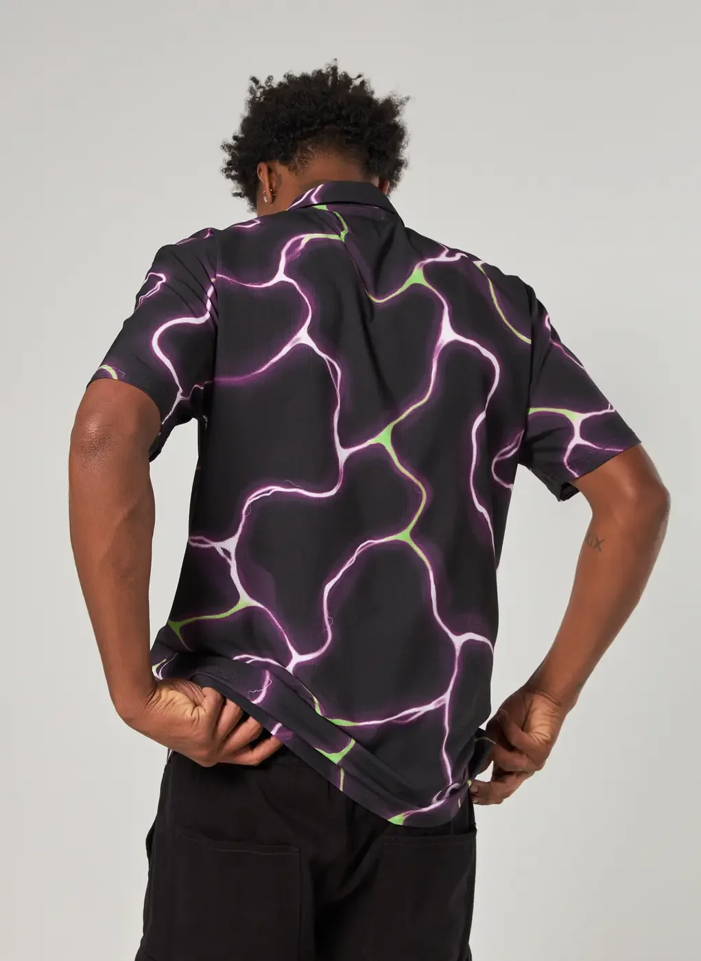 Camisa Box Estampa Cyber