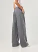Calça Sarja Wide Leg Cintura Média