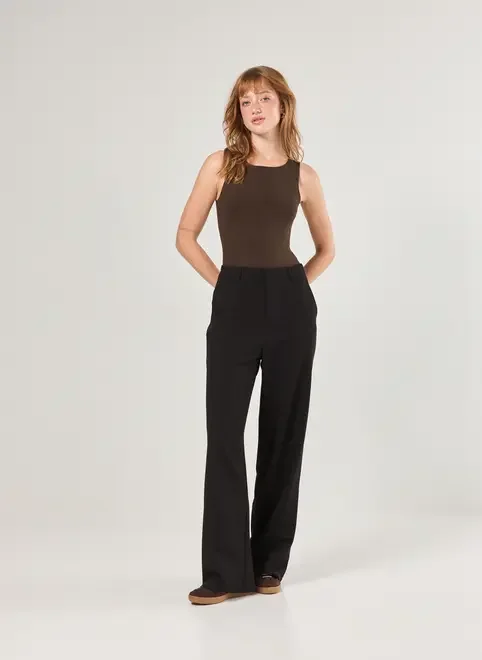 Body Poliamida Decote Halter