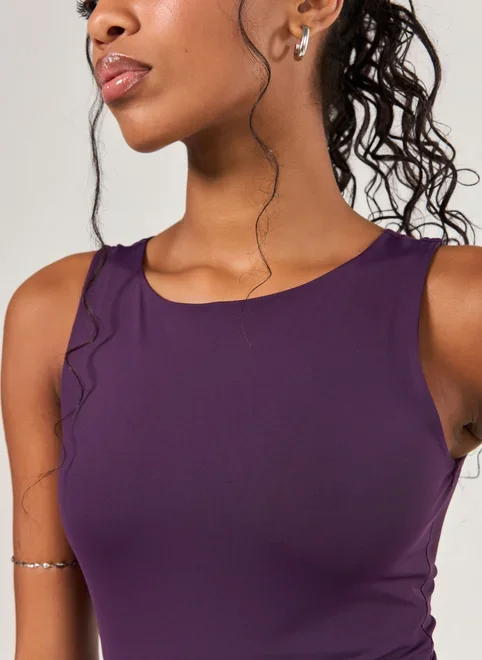 Body Poliamida Decote Halter