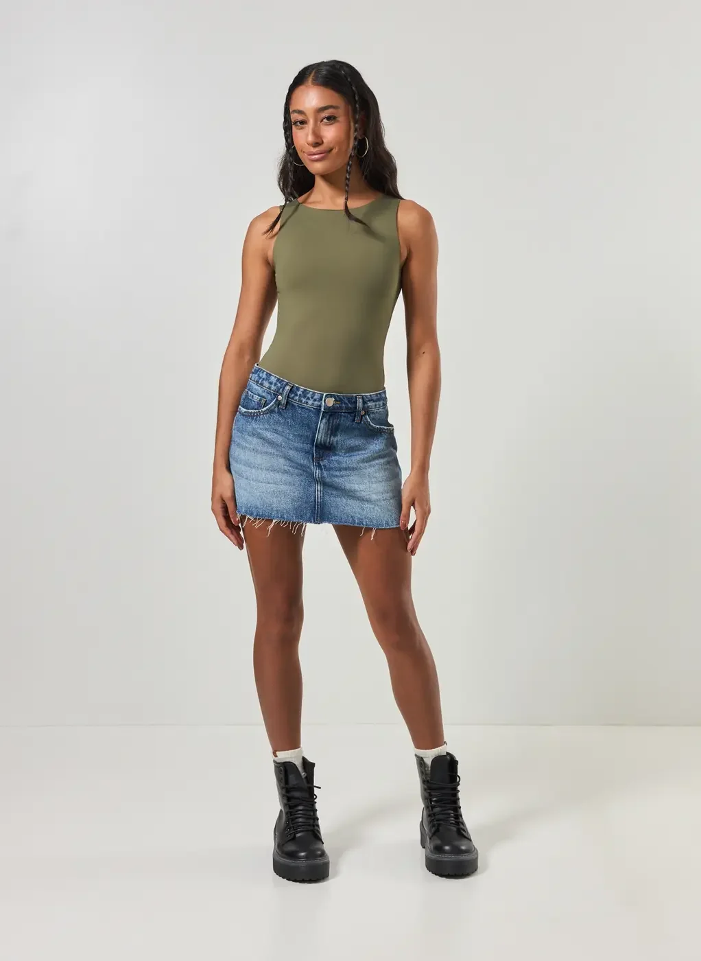 Body Poliamida Decote Halter