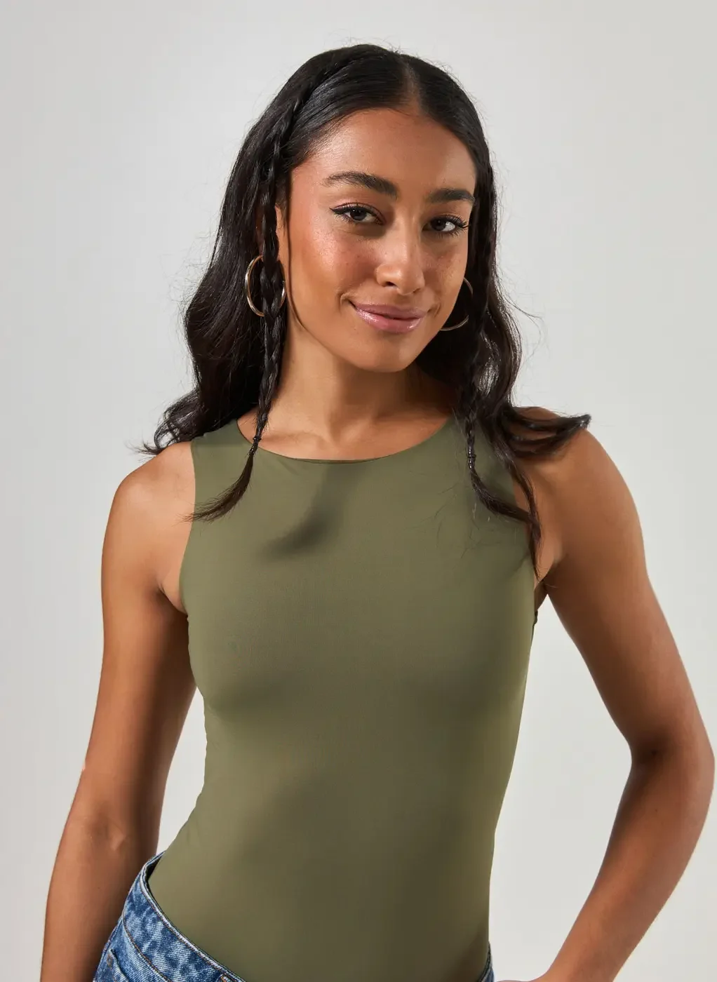 Body Poliamida Decote Halter