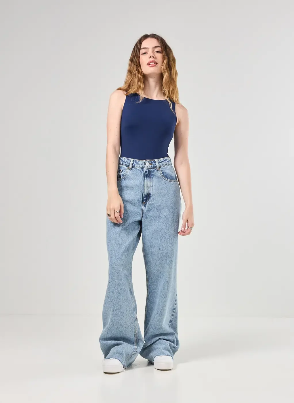 Body Poliamida Decote Halter