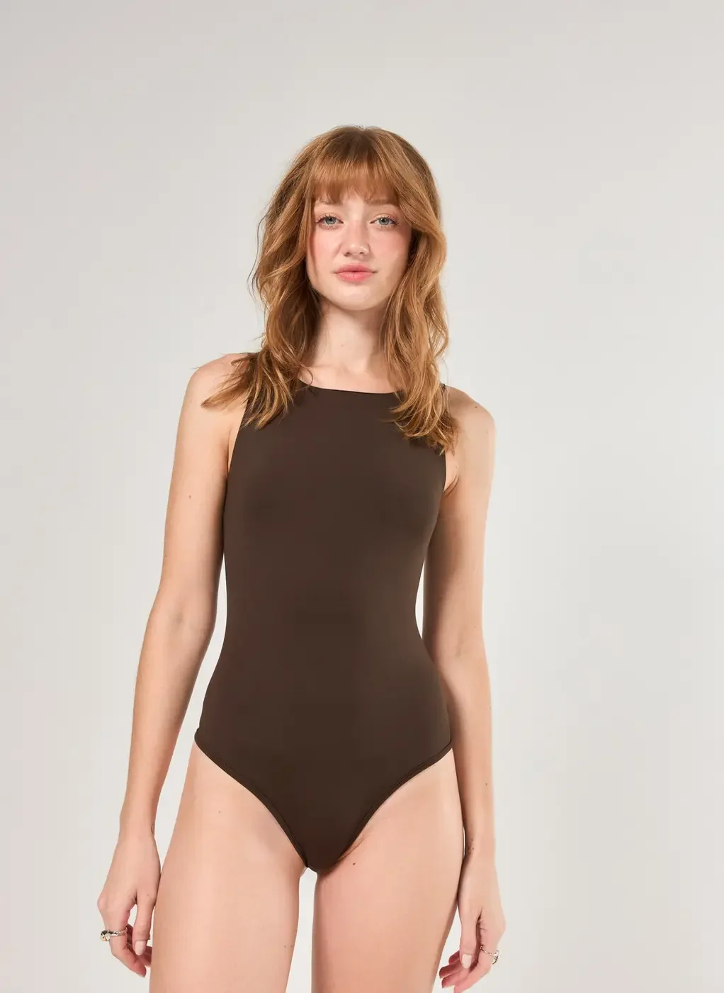 Body Poliamida Decote Halter