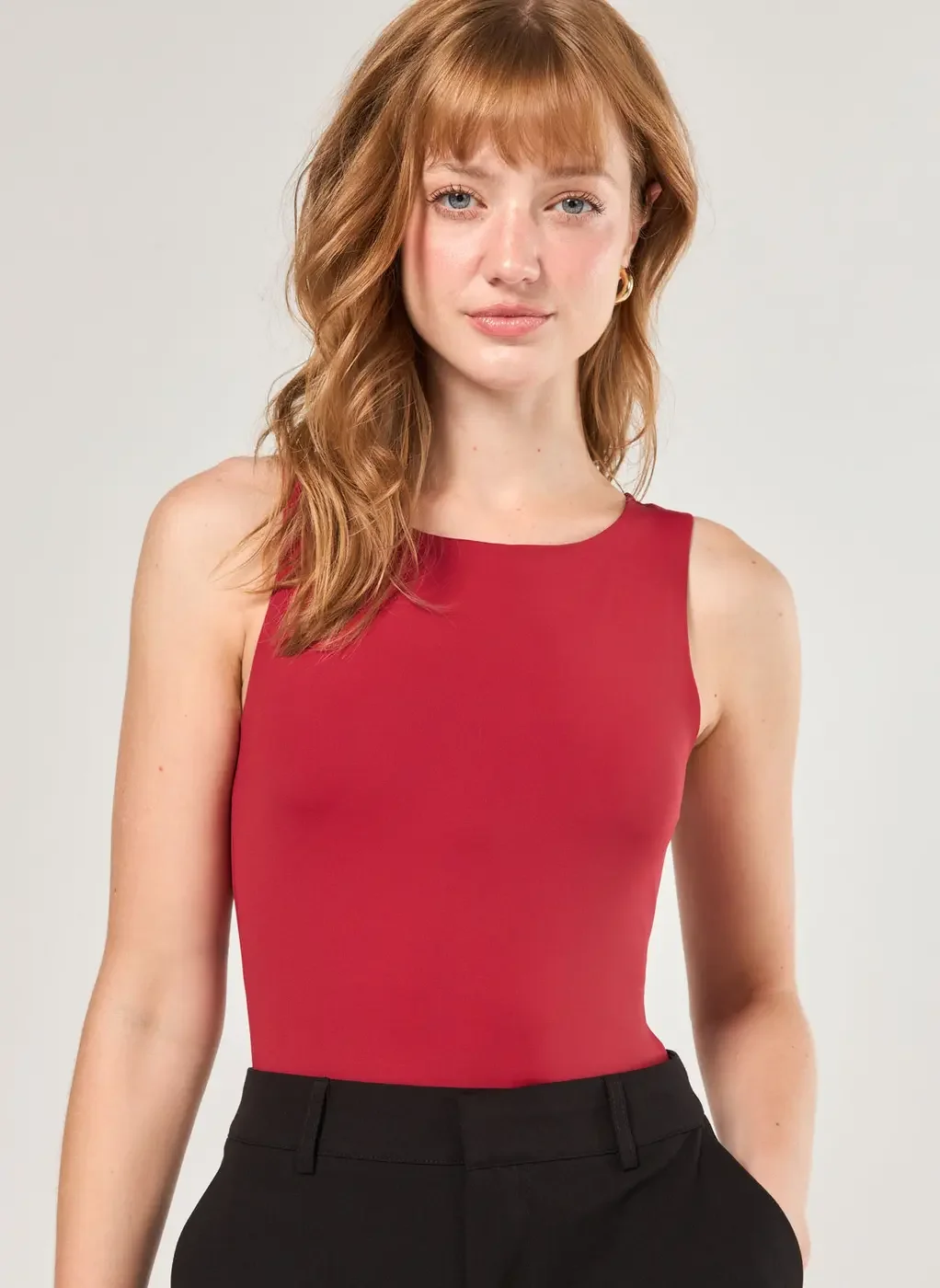 Body Poliamida Decote Halter