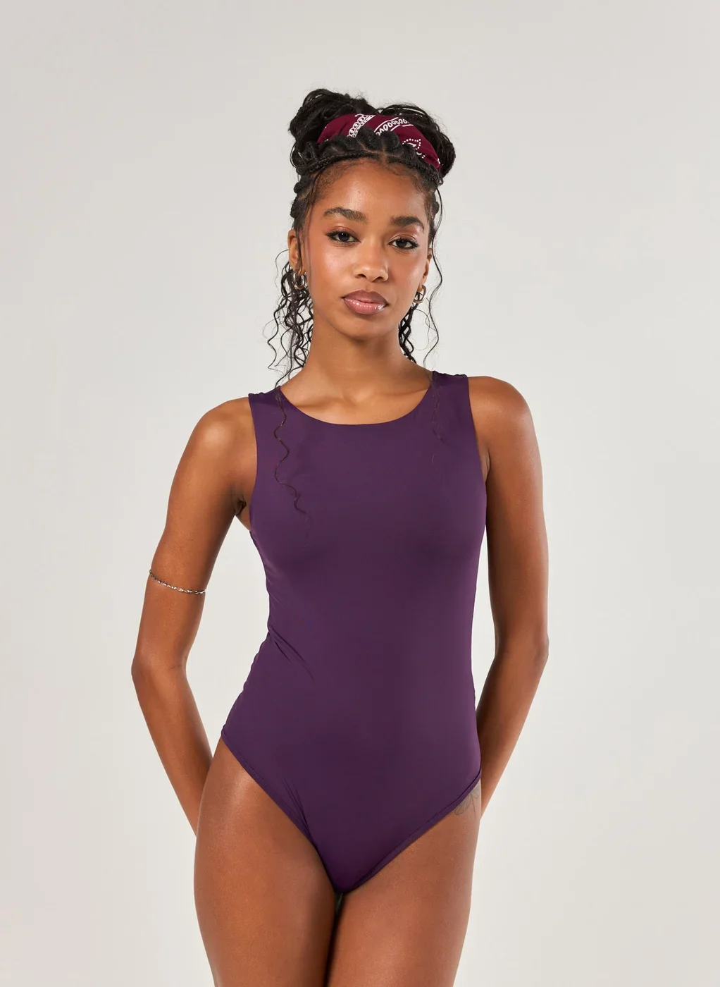 Body Poliamida Decote Halter