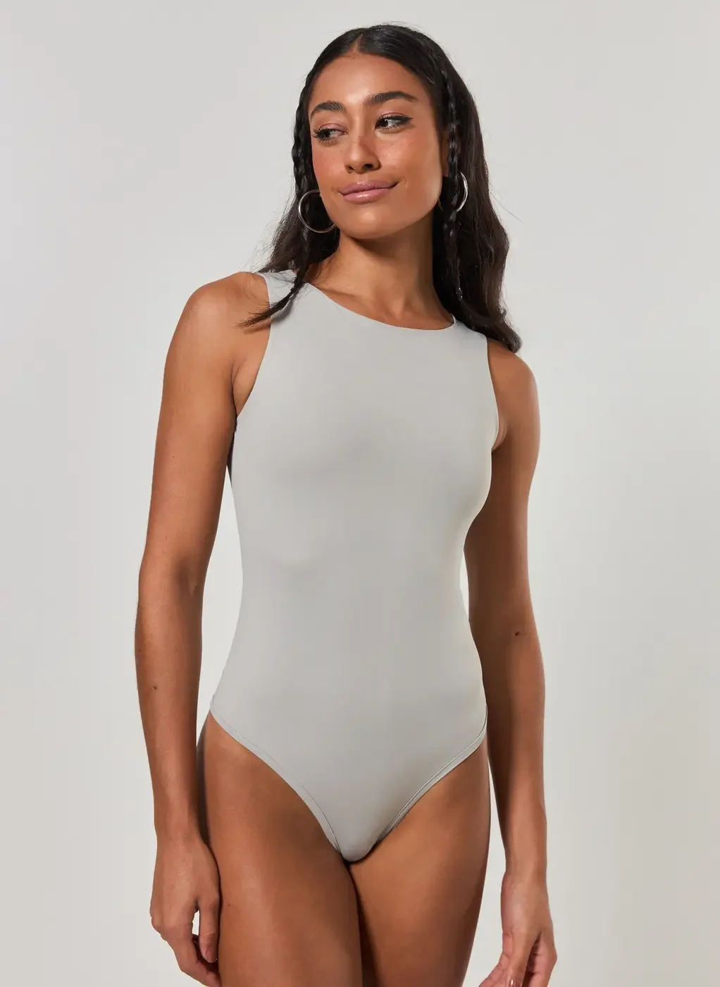 Body Poliamida Decote Halter