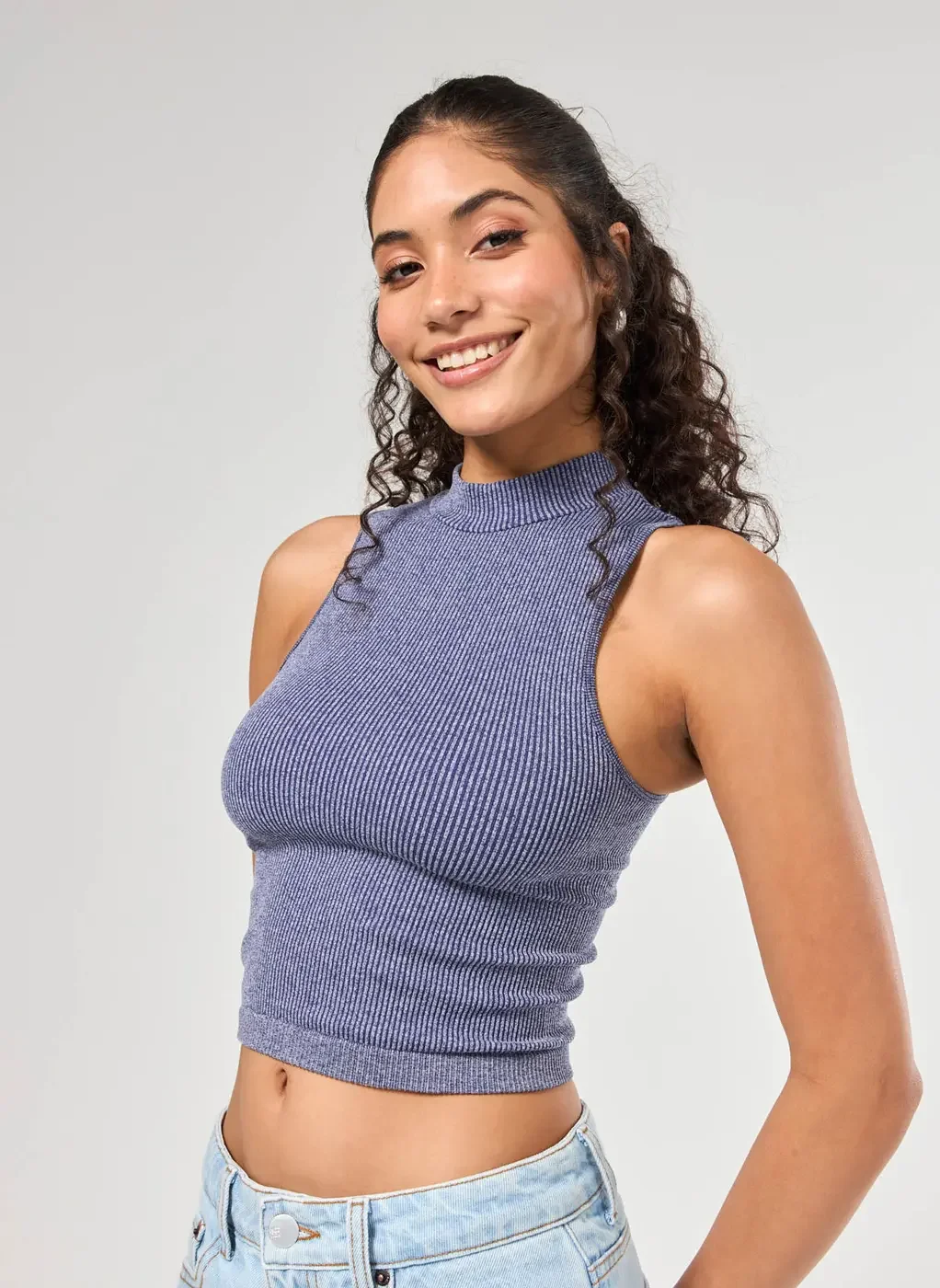 Cropped Seamless Estonado Com Golinha